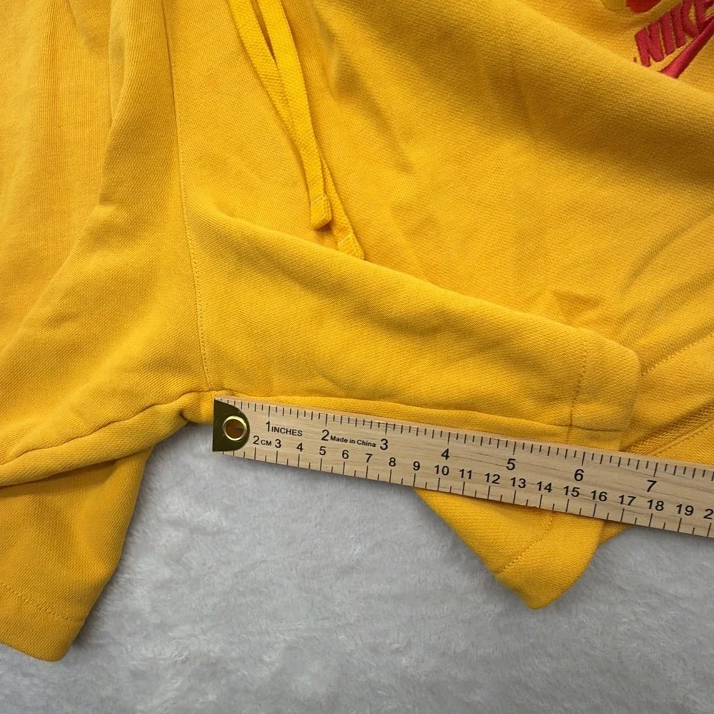 Y2K‎ Nike Sweat Shorts Multi Swoosh Sportswear Fleece Training Men's XXL Yellow